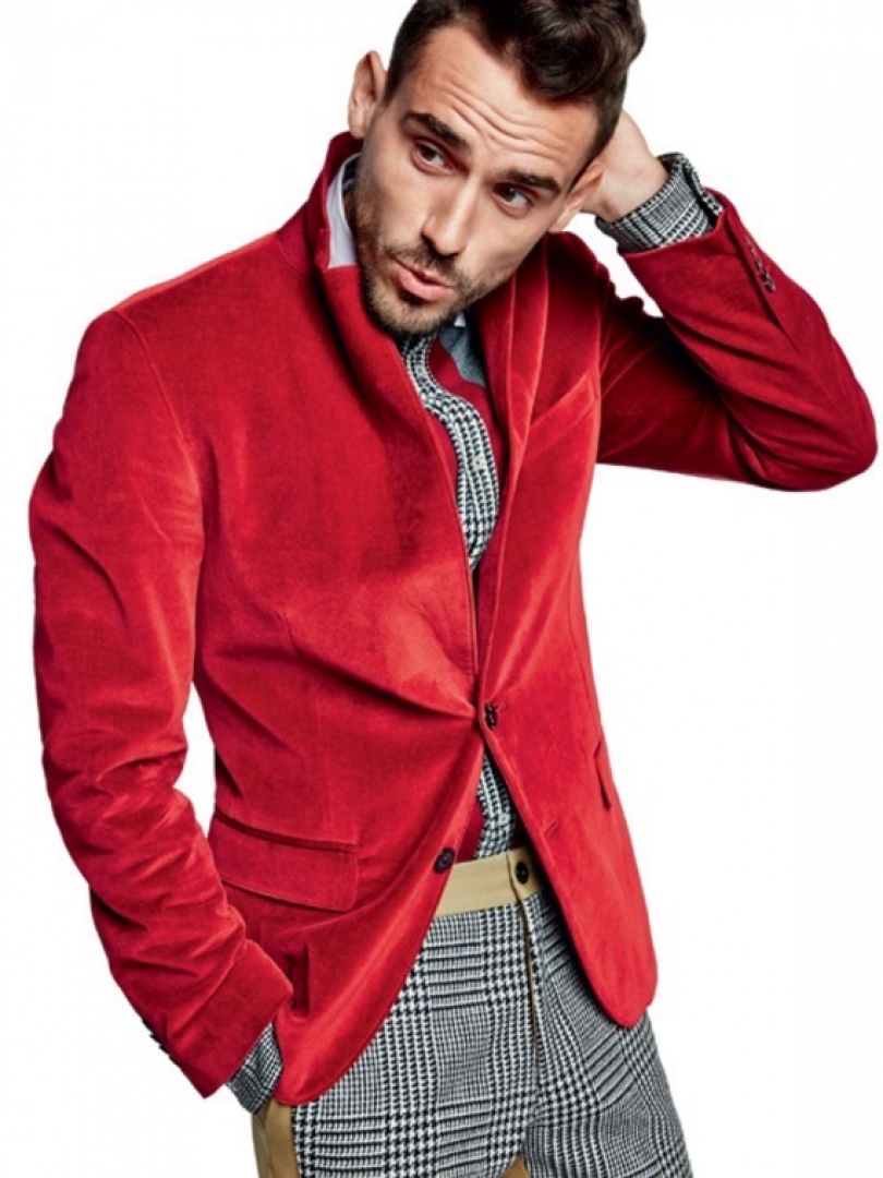 Пиджак красный бархатный