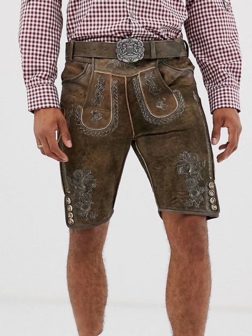 Баварские мужские шорты на Октоберфест 